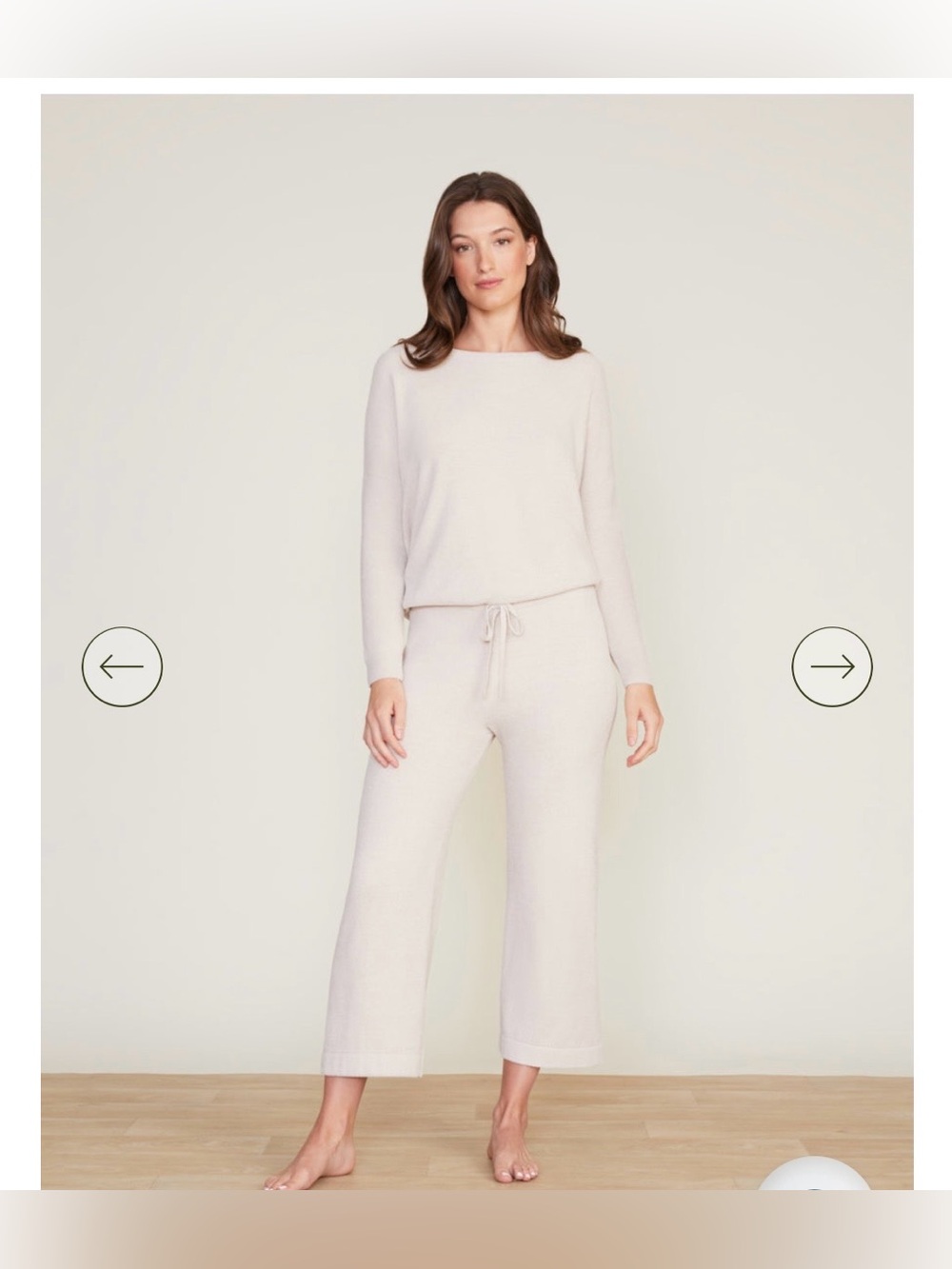 Barefoot Dreams CozyChic Ultra Lite Culotte in Stone